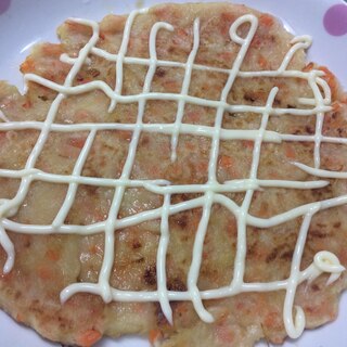 人参のマヨポンモチモチ焼き